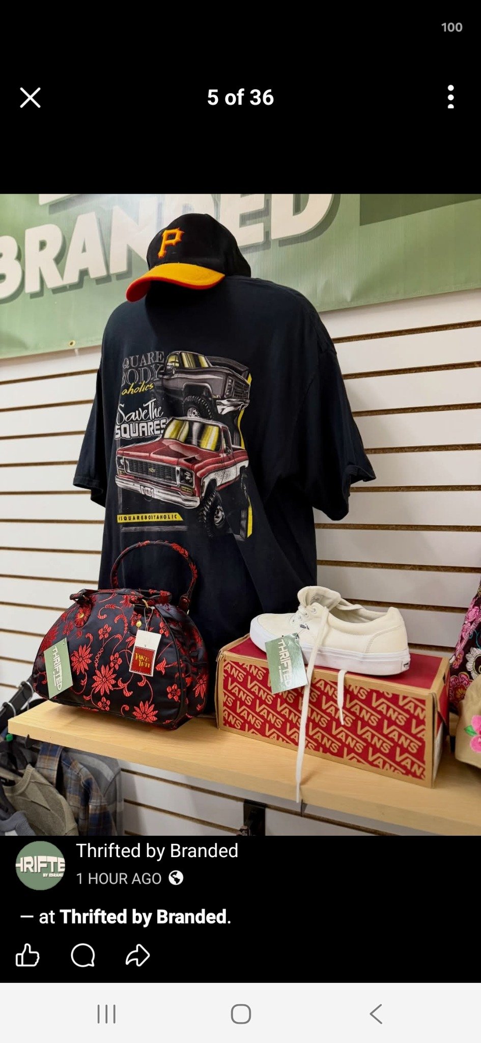 Featured display inside Thrifted by Branded